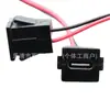 Puerto de carga para juguete eléctrico infantil LN-068 conector hembra TIPO-C 2 pines base de carga tipo tarjeta integrada moldeada por inyección