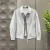 Chaqueta de retazos a cuadros de solapa de dos piezas falsas 2026, Top moderno, Moda masculina 2026 Nueva, En stock con envío gratis
