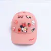 Gorra de Béisbol Japonesa y Coreana Dulce para Niños con Visera Solar, Exportable, Adecuada para Todas las Estaciones, Gorra Linda de Pico de Pato, Nuevo Sombrero de Bebé de Dibujos Animados