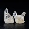 Clúster de cristal natural al por mayor clúster de cristal blanco decoración clúster de mineral ecológico original Decoraciones manualidades clúster de cristal de piedra original desmagnetización