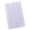 Sticker Corazón Negro Estrella Acrílico Diamante Sticker Fondo Plano Adhesivo Mixto Multitamaño Fila Mixta Personalizado Cosmético Cara Sticker
