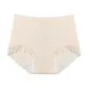 Calcinhas Seamless de Jacquard com Renda, Cintura Média, Controle da Barriga para Mulheres, Forro Antibacteriano 100% Algodão, Controle da Barriga, Levanta Bumbum, Aderente aos Quadris, Tamanhos Grandes