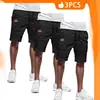 Amazon 2026 Calça Cargo Esportiva de Verão Masculina Nova Versátil Moda Estilo Americano Tendência Shorts Multicor em Estoque