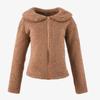 Abrigo Cálido con Cintura Ajustable y Cuello de Piel Sintética Estilo Dongdaemun Coreano para Mujer, Certificado Ecológico, Elegante para el Trabajo