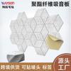 Suministro Transfronterizo de Paneles Hexagonales de Fibra de Poliéster Absorbentes de Sonido, Paneles de Fieltro Insonorizantes, Adhesivos de Pared de Fieltro Reductores de Ruido, Decoraciones de Pared