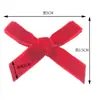 Diadema Larga con Lazo Rojo y Cinta Producto Terminado 1cm Accesorios para Orejas Accesorios para Ropa Materiales para Tocados Cinta Flocada