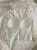 Camisola sin espalda con corte cruzado para mujer, capa base ajustada sin costuras con copas fijas y tirantes finos ajustables, se puede usar como sujetador interior
