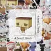 60 Animais Lanchinho Desenho Animado Personalizados Gatinho Adesivos Criativos DIY para Capas de Celular, Garrafas de Água e Decoração de Mala