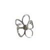 Anillo de Flor de Margarita Exagerada con Diseño Nicho para Mujer, Anillo Abierto Simple de Alta Gama, Anillo de Dedo Moderno que Combina con Todo, Moda