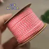 Hilo de algodón de alta calidad suave frotado a mano texto bodhi cuerda para jugar cuerda de mano trenzada hilo para abalorios resistente al desgaste no elástico hilo de borla