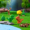 Transfronteiriço Novo Produto Micro-Paisagem Criativa Realista Dinossauro Tronco de Árvore Jardinagem Paisagismo DIY Acessórios Decorativos Mini Pequenos Enfeites
