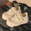 Zapatos Blancos para Mujer, Zapatos de Plataforma para Aumentar la Altura para Mujer, Zapatos de Velcro Versátiles para Mujer Nuevos para Primavera y Verano 2025, Zapatos Deportivos y Casuales