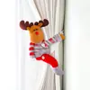 Hebilla de Cortina Navideña Hebilla de Muñeco de Dibujos Animados para el Hogar Suministros de Decoración para Escenas de Exhibición de Ventanas Regalos Festivos Al Por Mayor