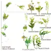 Cortinas Florales Verdes Simuladas y Decoraciones de Cortina de Flores de Perla Están Llenas de Vitalidad y Son un Producto Transfronterizo de Gran Venta
