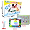 Manta de lienzo de agua para colorear, escribir y dibujar, con patrón de escritura de agua de doble cara, para descompresión infantil, transfronteriza
