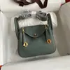 2025 Nueva Mini Bolsa Lindy Mini Bolsa Doctora Piel de Vaca Bolso de Mujer Bandolera Cruzada Bolsa Caja de Medicina Bolsa Pequeña