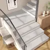 Tapetes Autoadesivos de Silicone para Degraus de Madeira Indoor Laváveis Antiderrapantes Protetores de Degraus Tapete Macio