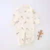 Ropa para Bebé para Primavera y Otoño, Pijama tipo Mameluco 100% Algodón para Recién Nacidos, Mono Unisex sin Costuras de Manga Larga