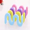 Separador de Dedos Suave de Espuma para Manicura Separador de Dedos de Espuma Suave con Forma de Corazón de Durazno Eva para Aplicar Esmalte de Uñas Separador de Dedos para Manicura
