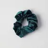 Goma para el pelo satinada estilo francés transfronteriza, Diadema estilo coreano de seda sintética, Goma para el pelo floral, Cuerda para el pelo plisada, Accesorio para el pelo