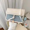 Elegante Bolso de Mano Pequeño Texturizado para Mujer, Nuevo Bolso Versátil de Hombro Cruzado Verano 2025, Bolso Pequeño Cuadrado con Bloques de Color para Mujer, Mayoreo