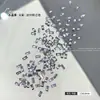 Joyas para Uñas Rectangulares Biseladas de Fondo Plano con Circonita Super Brillantes Francesas Mini Tira Larga Color Champaña Diamante Blanco para Uñas