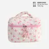 Bolsa de Cosméticos con Lazo Plisado en Relieve, Gran Capacidad, Gama Alta, Aspecto de Lujo, Bolsa de Almacenamiento Multifuncional, A partir de un Lote