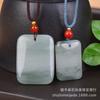 Colgante de cerradura de nube de Cuixiang de Xinjiang Tianshan con flor flotante de jade de seda dorada y hebilla segura, sin importar la marca, venta en vivo