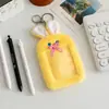 Versión Coreana de Ins Lindo Variedad de Series Portatarjetas de Peluche Persiguiendo Estrellas Idol Colgante de Exhibición de Tarjetas Pequeñas Lindo Portatarjetas de Estudiante