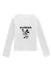 Top de Algodón Puro de Manga Larga para Mujer, Principios de Otoño, Cuello en U Estilo Americano, Diseño con Estampado de Mickey, Versátil, Ajustado, Camiseta Básica Adelgazante