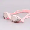 Gafas de natación personalizadas para niños, marco pequeño, impermeables, antivaho, alta definición, para niños y niñas, set profesional de gafas y gorro de natación