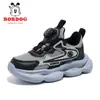 Sapatos Infantis Bobodou Sapatos para Meninos Primavera e Outono Novo Malha Respirável Tênis Esportivos Infantis para Meninos Leves Solado Macio Tênis de Corrida