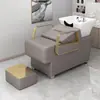 Fabricante de Cama de Shampoo para Barbearia Venda Direta Cama de Lavar Semi-Reclinável Celebridade da Internet Cama de Cabeleireiro Simples de Alta Qualidade Especial Novo