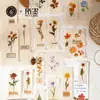 Paquete de Pegatinas de Transferencia Serie Bosque de Flores Momo - Pegatinas de Etiquetas Estilo Bosque Artístico, Material de Pegatinas Decorativas para Diario Impermeables