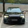 Adequado para Modelos 19-26 do Audi A6L Modificação e Upgrade do Para-choque Dianteiro para Para-choque Dianteiro Rs6, Grade Dianteira, Spoiler Dianteiro