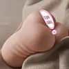 Mini Massageador Espírito da Raposa Masturbador Manual Masculino Molde Invertido Dispositivo de Auto Prazer de Meio Corpo Clipe de Silicone Virgem Sucção Estilo Explosivo Múltiplos Transfronteiriços