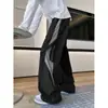 Pantalones cargo de otoño para hombre con bloques de color elegantes, estilo americano, con un ambiente fresco y casual, pantalones de trabajo juveniles de pierna recta holgada