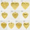 Suministro directo de fábrica, caja de fotos de amor, colgante retro, caja de fotos con forma de corazón de melocotón para pareja abierta, marco de fotos en forma de corazón, joyería DIY