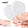 Almofadas de Silicone para Massagem de Meio Tamanho para Salto Alto, Almofadas Espessas para a Parte Anterior do Pé para Mulheres, Meias Almofadas com Massagem Granular para a Parte Anterior do Pé