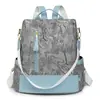 Mochila para Mujer 2024 Nueva Moda Bolso Multiusos Estilo Retro Moderno Gran Capacidad Estilo Sencillo de Nicho Mochila para Mujer
