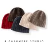 Nuevo Gorro de Punto Trenzado de Cachemira Otoño Invierno Cálido Anti-frío Unisex Casual Turbante Gorro Exterior Frío