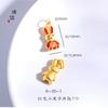 Accesorios diy de Oro vietnamita de larga data Pulsera pulsera colgante festivo rojo chino Oso conejo pantuflas alejar mal