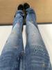Jeans de Cintura Alta Retrô Estilo Hong Kong Outono Novo 2024 Personalizado Calças Retas Tendência Hip-Hop Ins Streetwear Tendência