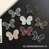 Luxo Leve Bordado Completo de Diamante de Alta Qualidade Borboleta Tecido Patches Moda Roupas Decoração Acessórios DIY Roupas Sapatos Chapéus Patches Bordados Atacado