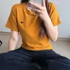 Camiseta com Estampa de Filhote para Mulheres, Estilo Simples de Início de Primavera, Gola Redonda, Camiseta Cartoon de Manga Curta, Confortável, Versátil, Casual, Emagrecedora, Para Usar em Camadas, Camada Base