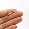 Nuevos Pendientes de Acero Inoxidable para Comercio Exterior, Corte Simple, Copo de Nieve, Paraguas, Nota Musical, Corazón, Mariposa, Perro Mascota, En Stock, Venta al por Mayor