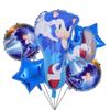 Amazon nuevo estilo Sonic Hedgehog Sonic niño traje de fiesta de cumpleaños Sonic globo de aluminio