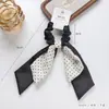Lazo para el pelo de cola de golondrina estilo coreano con tacto de alta gama, Goma elástica para el pelo, Accesorio para el pelo de lunares de moda, Cuerda elástica para coleta