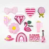 Bolsa de Praia Mais Vendida Transfronteiriça Flor Bogg Bag Acessórios Fivela Decorativa DIY Bolsa com Furos de EVA Removível Acessórios de Flor Laço