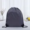 Bolsa de Hombro Doble de Poliéster con Cierre de Cordón Bolsillo Personalizado de Malla de Nylon Bolsa con Cierre de Cordón de Tela Oxford Bolsa de Carrera Mochila con Cierre de Cordón para Maratón